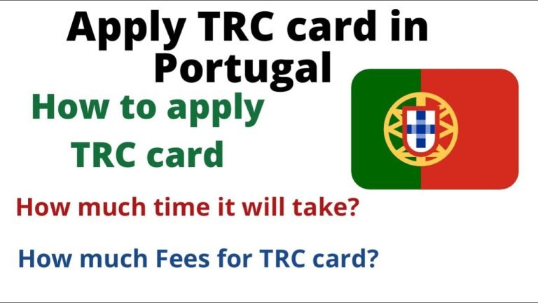 How to apply the Portugal visa | Documents required for TRC card in Portugal | Procedure for TRC