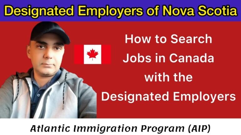 How to find JOBS IN CANADA with the Designated Employers | Atlantic Immigration Program | Canada PR