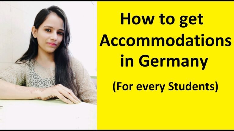 How to get Accommodations in Germany #Hostel #Accommodation #RoomsinGermany #AccomodatinoinGermany