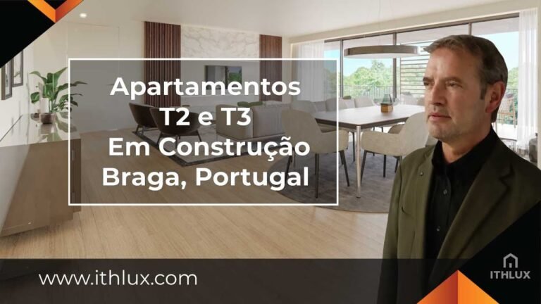 ITH1015 Edifício 10 Luxuosos Apartamentos T3 e T2. Angariação Alfredo Vilaça ITHLUX Braga