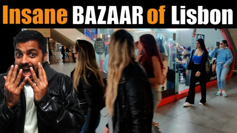 Insane 🔥 BAZAAR of Lisbon PORTUGAL