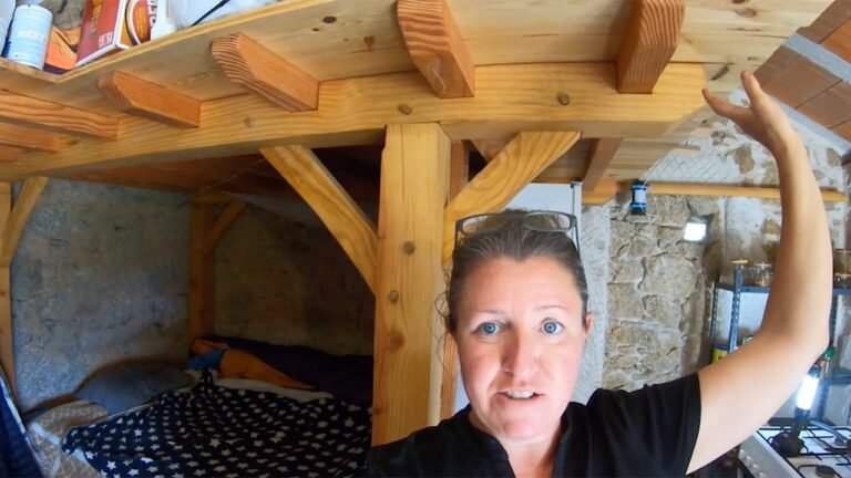 Inside My Off Grid Stone Barn in Central Portugal – Part 2 – The Bezzanine and Beyond!