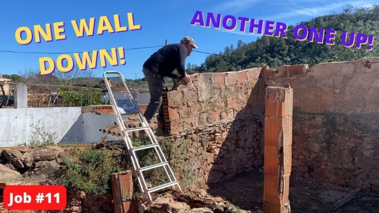 Job #11 Portugal renovation. Starting the Courtyard