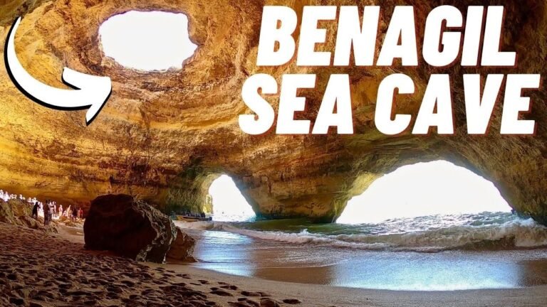 Kayaking to SECRET BEACH and INSANE CAVES! Travel the Algarve Portugal, Benagil Sea Cave!