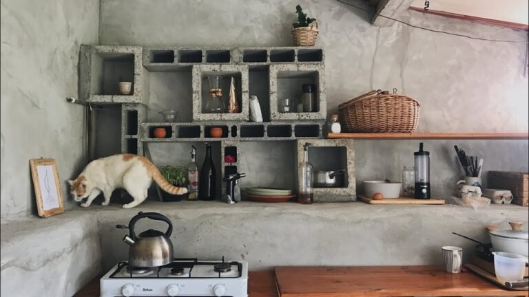 Kitchen Renovation: building a plinth, shelves & starting to paint our walls. Central Portugal 🌞