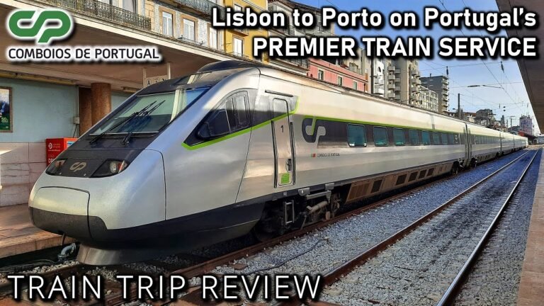 LISBON TO PORTO on Portugal's Premier Train Service! – CP Alfa Pendular First Class Review