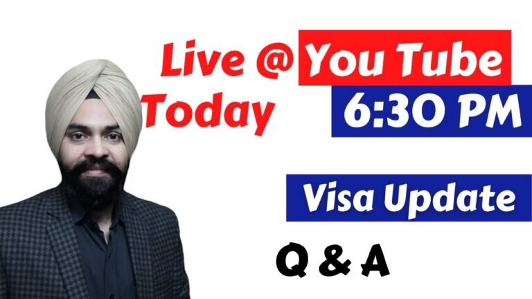 Live – Visa Update Questions and Answers