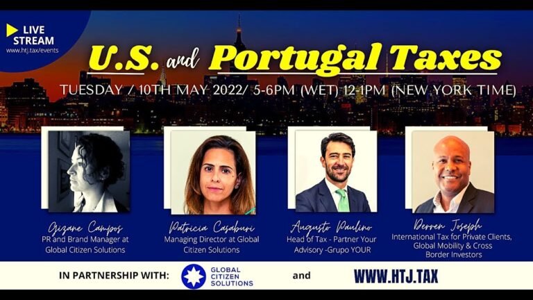 Livestream – US & Portugal Taxes