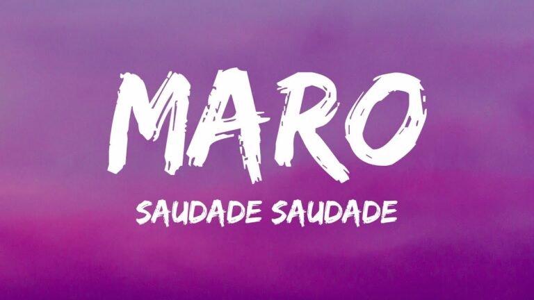 MARO – Saudade Saudade (Lyrics) Portugal 🇵🇹 Eurovision 2022