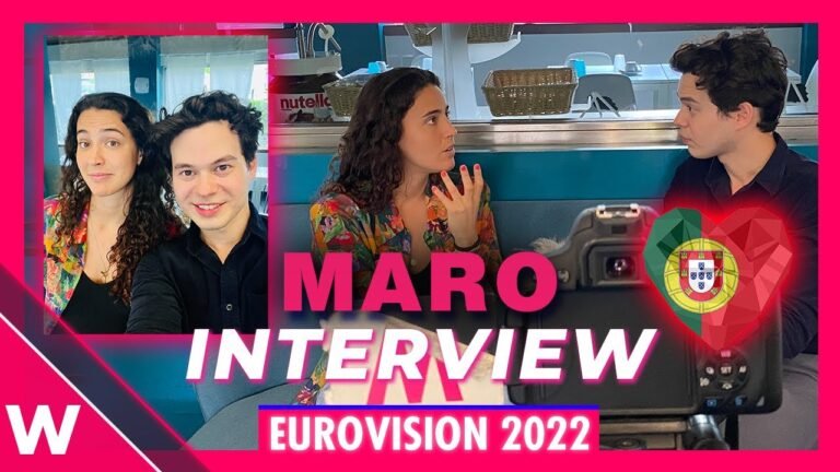 MARO "saudade, saudade" (Portugal Eurovision 2022) | Interview after first rehearsal