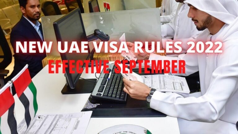 New UAE Visa Rules to come into Effect in September | Green visa | Multi Entry Visa | Golden visa