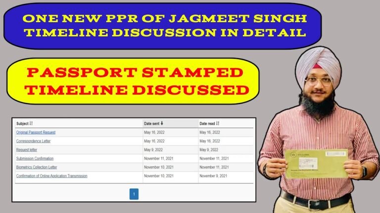 ONE NEW PPR TIME LINE OF NOVEMBER 2021 APPLICATION I PASSPORT STAMPED I MR. SATNAM DHALIWAL ONE NEW PPR TIME LINE OF NOVEMBER 2021 APPLICATION I PASSPORT STAMPED I MR. SATNAM DHALIWAL