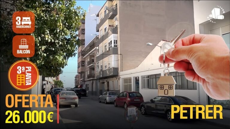 ☀️PETRER / OFERTA 💰 26.000 €⭐️ 3 habitaciones/ Balcón⭐️