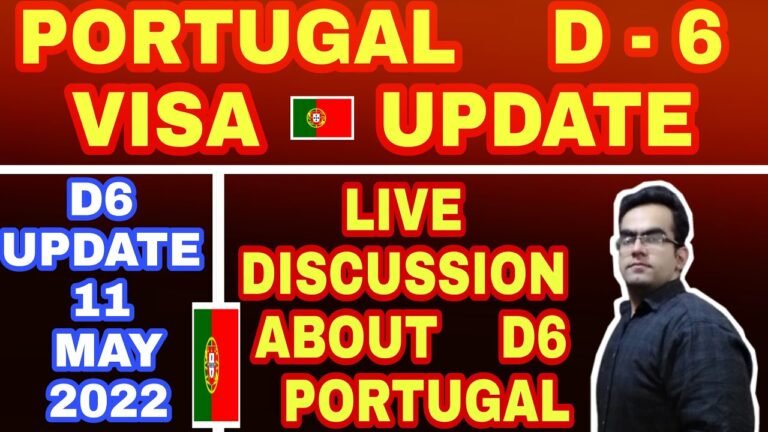 Portugal D6 Visa For Indian | Portugal Immigration Update 2022 | Portugal D6 Visa Dispatch | D6 Visa