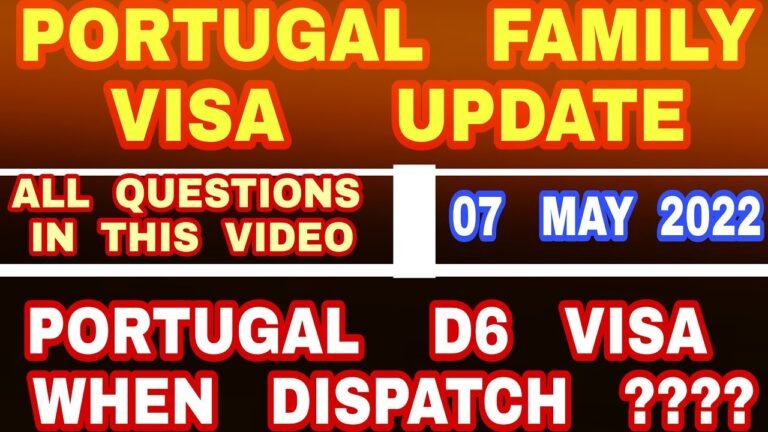 Portugal Family Visa For Indian | Portugal D6 Visa Update | Portugal Embassy Delhi | VFS Portugal