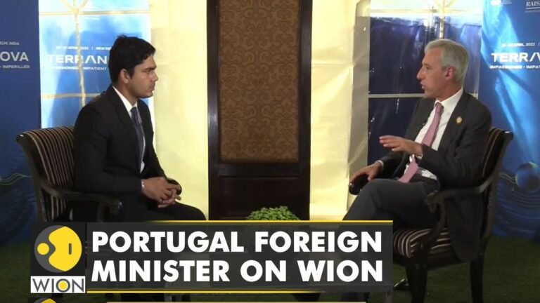 Portugal Foreign Minister Cravinho speaks to WION on Indo-Portugal ties | World English News | WION