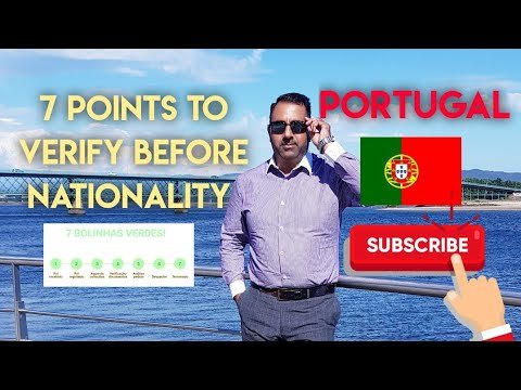 Portugal How many Points to check before approved your Nationality | Traveler777