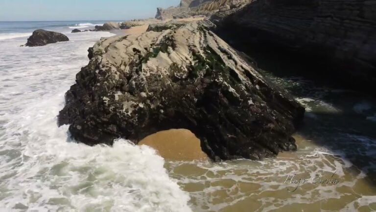 Portugal Landscape | Figueira da Foz, Cliffs and Beach of Mondego | Drone Cinematic Footage