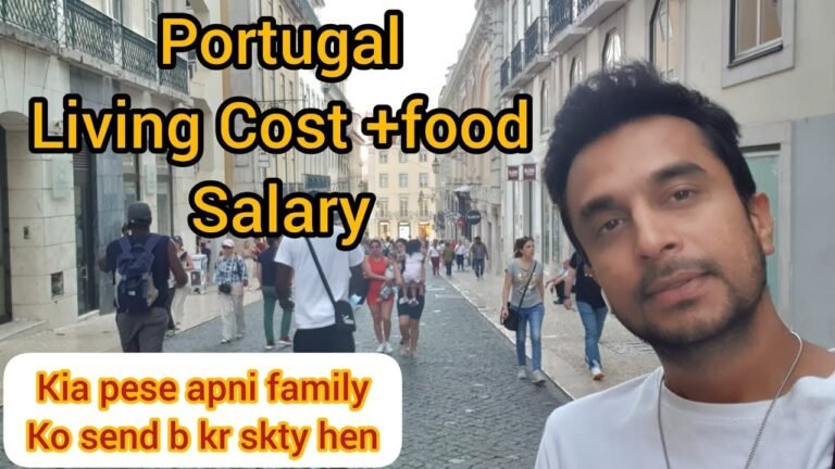 Portugal living cost +food 2022 | portugal Monthly living expenses and salary #portugal