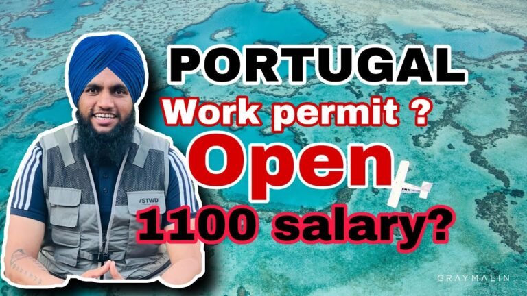 Portugal work permit || salary in portugal ||  paper portugal full information || fake or real ||
