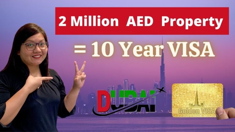 Real Estate Investor : DUBAI Golden Visa: Improved: 2Million AED = 10yr Visa