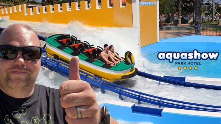 Roller Coaster In A Water Park?! | Aquashow Park Portugal Vlog | May 2022