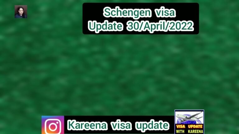 Schengen Visa Update | Schengen Visa For Indian | Schengen Visa Open | Visa Update With Kareena |