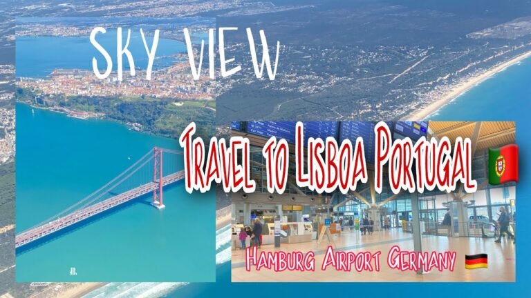 Travel to Lisboa Portugal 🇵🇹 from Hamburg Airport 🇩🇪|Amazing SKY View |Join our journey #travel