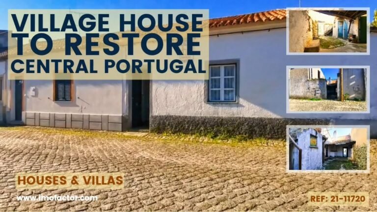 🏡  Village House with Backyard – To Restore – Central Portugal | €25500