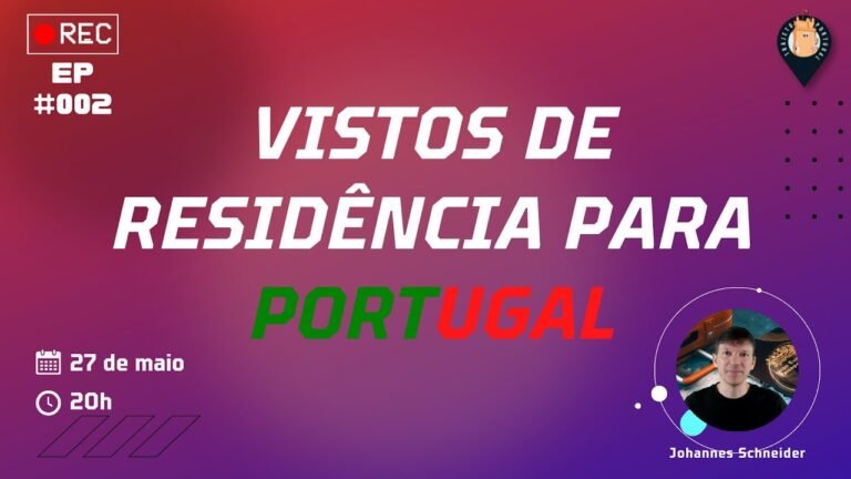 Vistos de residência para morar em Portugal