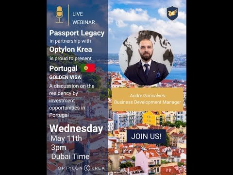 Webinar: Portugal Golden Visa Investment Opportunities
