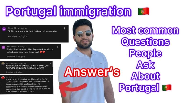 What common questions people ask about portugal 🇵🇹 immigration