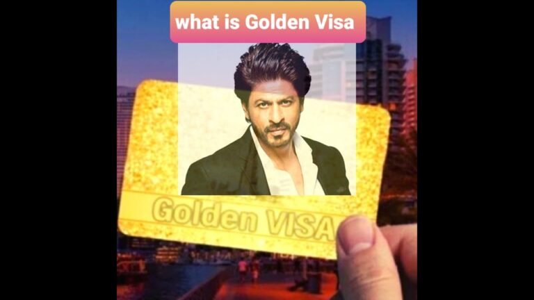 What is Golden Visa?| SRK is first Indian to get golden visa| #shorts  #goldenvisa #catch_the_facts