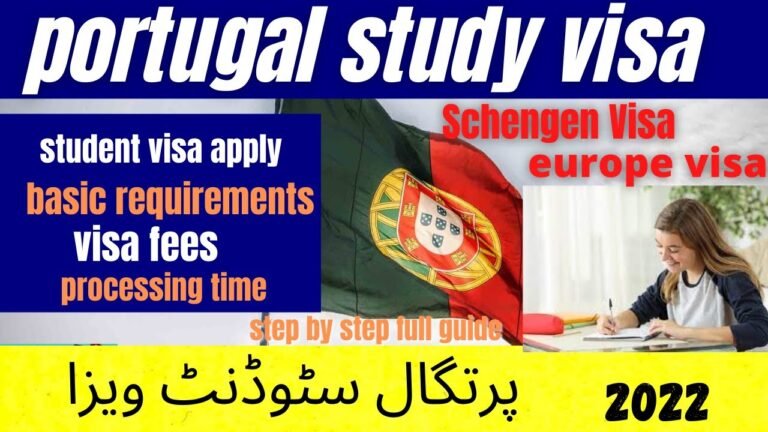 portugal study visa for pakistani 2022 | study in portugal for pakistani students | Student Visa