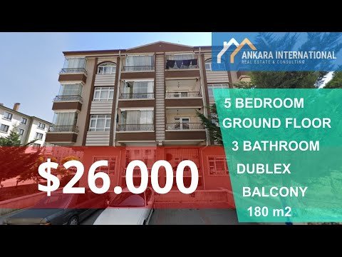 Ankara Turkey Cheap Apartments For Sale | $26.000 Spacious 5 Bedroom Dublex Luxury Apartment Tour