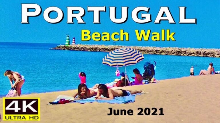 Beach Walk, Portugal Algarve – June 2021- (4K Ultra HD)