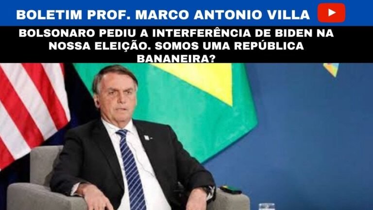 Bolsonaro pediu a interferência de Biden na nossa eleição. Somos um república bananeira?