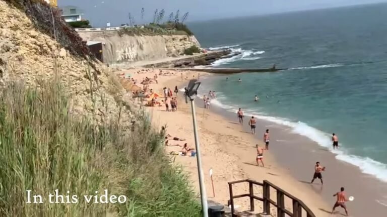 Cascais Portugal Beach Walking Tour Praia das Avencas Beach