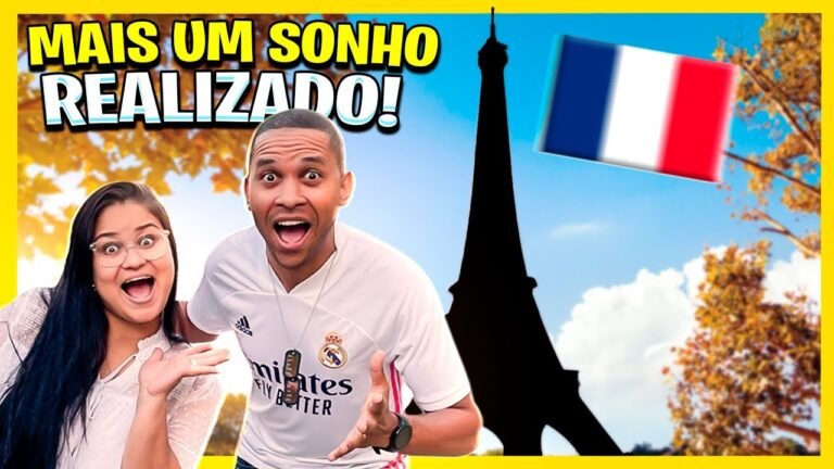 Como ir de PORTUGAL para PARIS pagando MUITO BARATO!? 🇵🇹 Realizamos mais um SONHO!!!