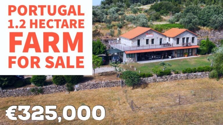 FARM FOR SALE – Guarda, Central Portugal, VIRTUAL PROPERTY TOUR ❤