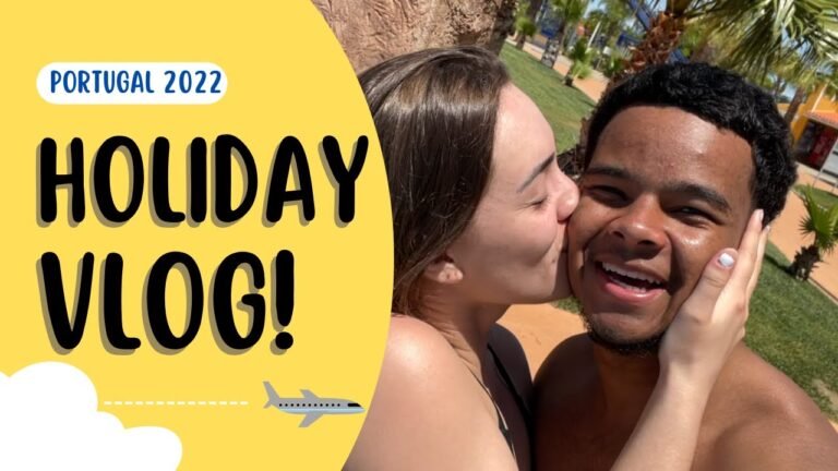 HOLIDAY TRAVEL VLOG IN PORTUGAL – BIGGEST WATER PARK IN ALGARVE! #AQUASHOW #WATERPARK