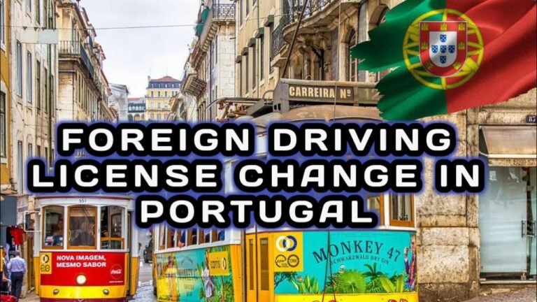 How to convert foreign driving license in Portugal