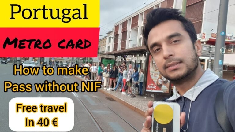 How to make metro Card in Portugal | if you have just passport so you can make and enjoy lisbon