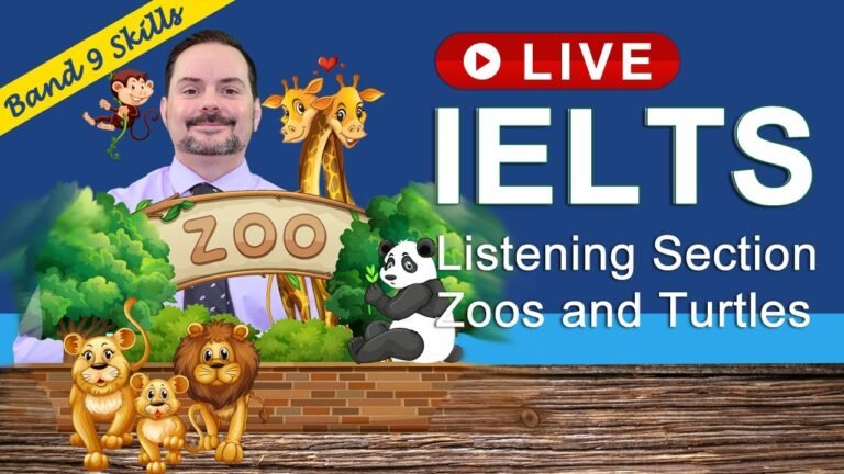 IELTS Live Class – Listening Uni Registration and Resort Tour