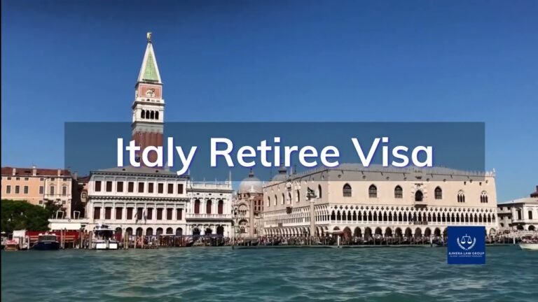 ITALY BUSINESS IMMIGRATION VISA – INVESTOR VISA – RETIREE VISA – INVESTING IN REAL ESTATE IN ITALY