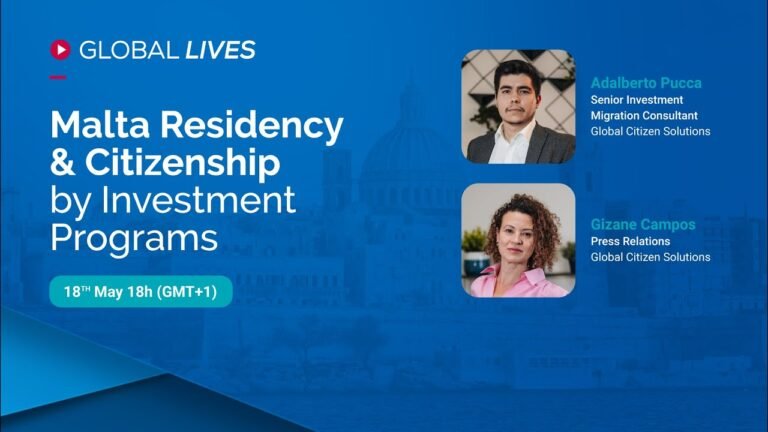 |LIVE| Malta Residency and Citizenship by investment programs