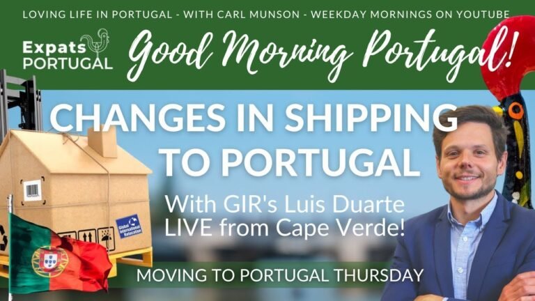 Moving to Portugal Q&A with Global International Relocation | Luis LIVE from Cape Verde!