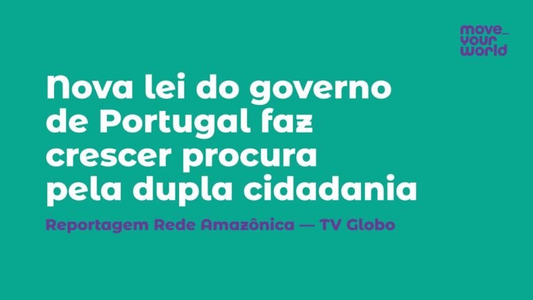 Nova lei do governo de Portugal faz crescer procura pela dupla cidadania