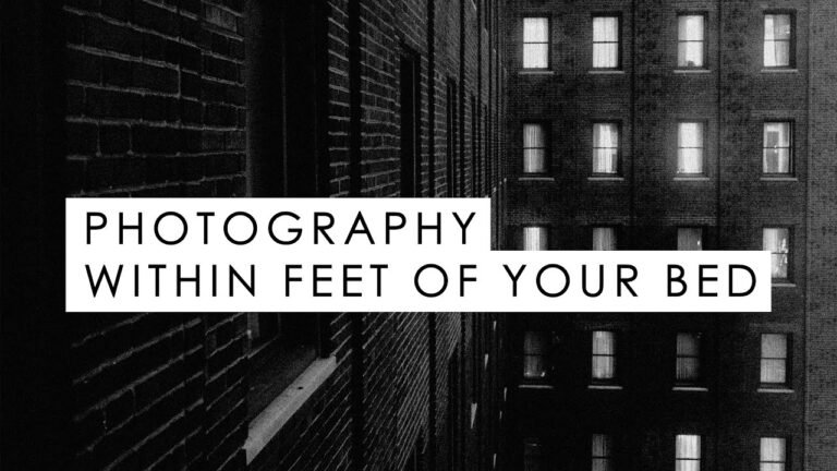 Photography within feet of your bed