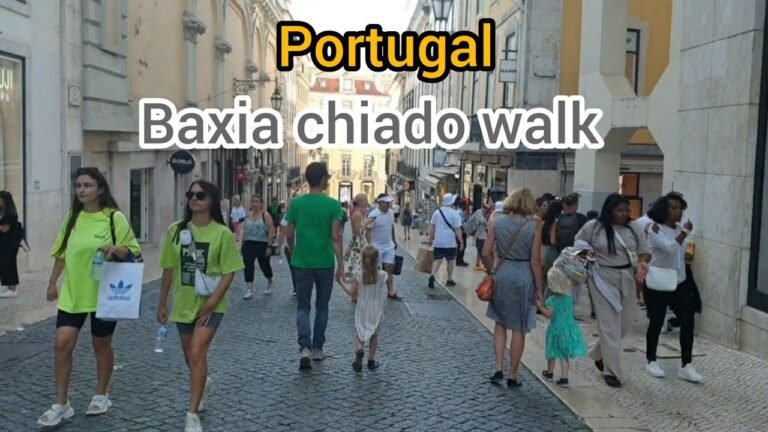 Portugal baxia chiado walking tour | beutifull street